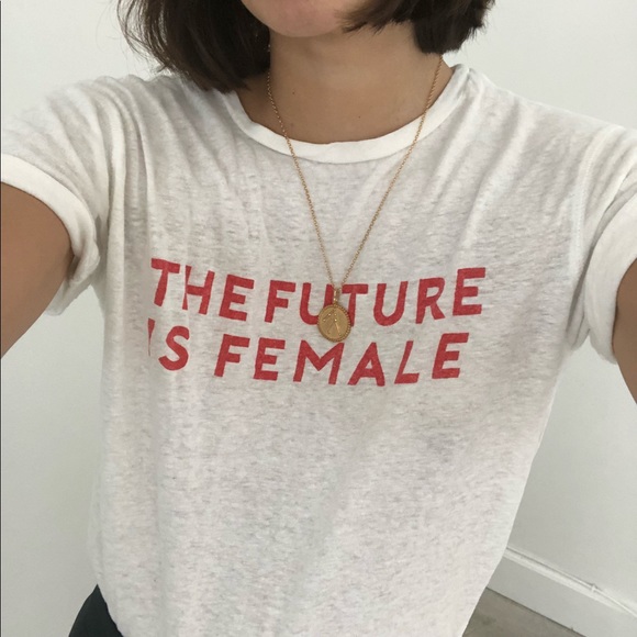 Tops - The Future Is Female White Tee